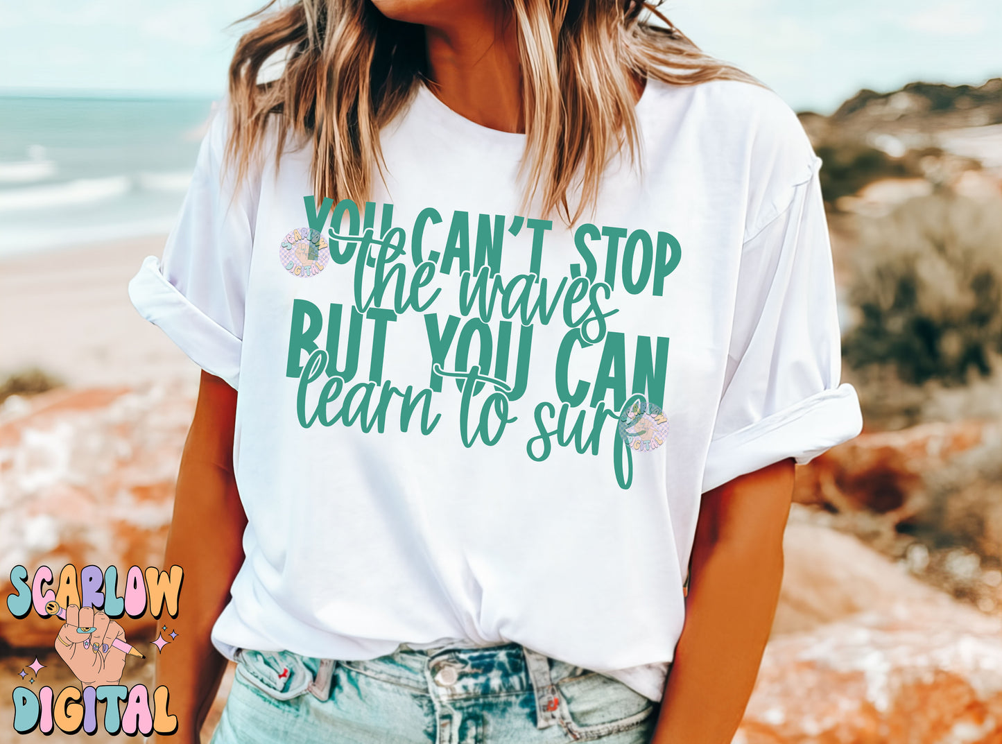 You Can't Stop The Waves SVG Digital Design