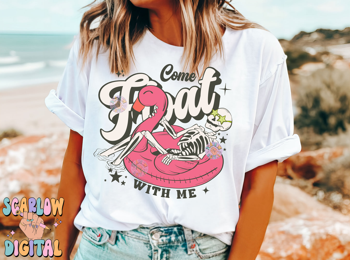 Float With Me PNG Digital Design Download