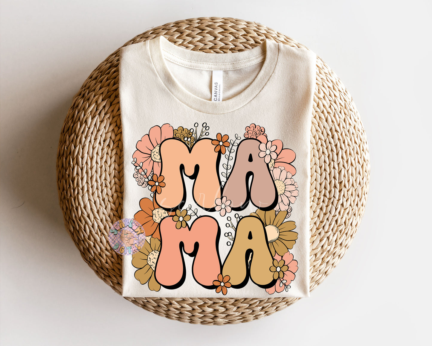 Floral Mama PNG Sublimation Digital Design Download, flowers png, png for moms, mama png design, trendy mama png, fall mama png designs