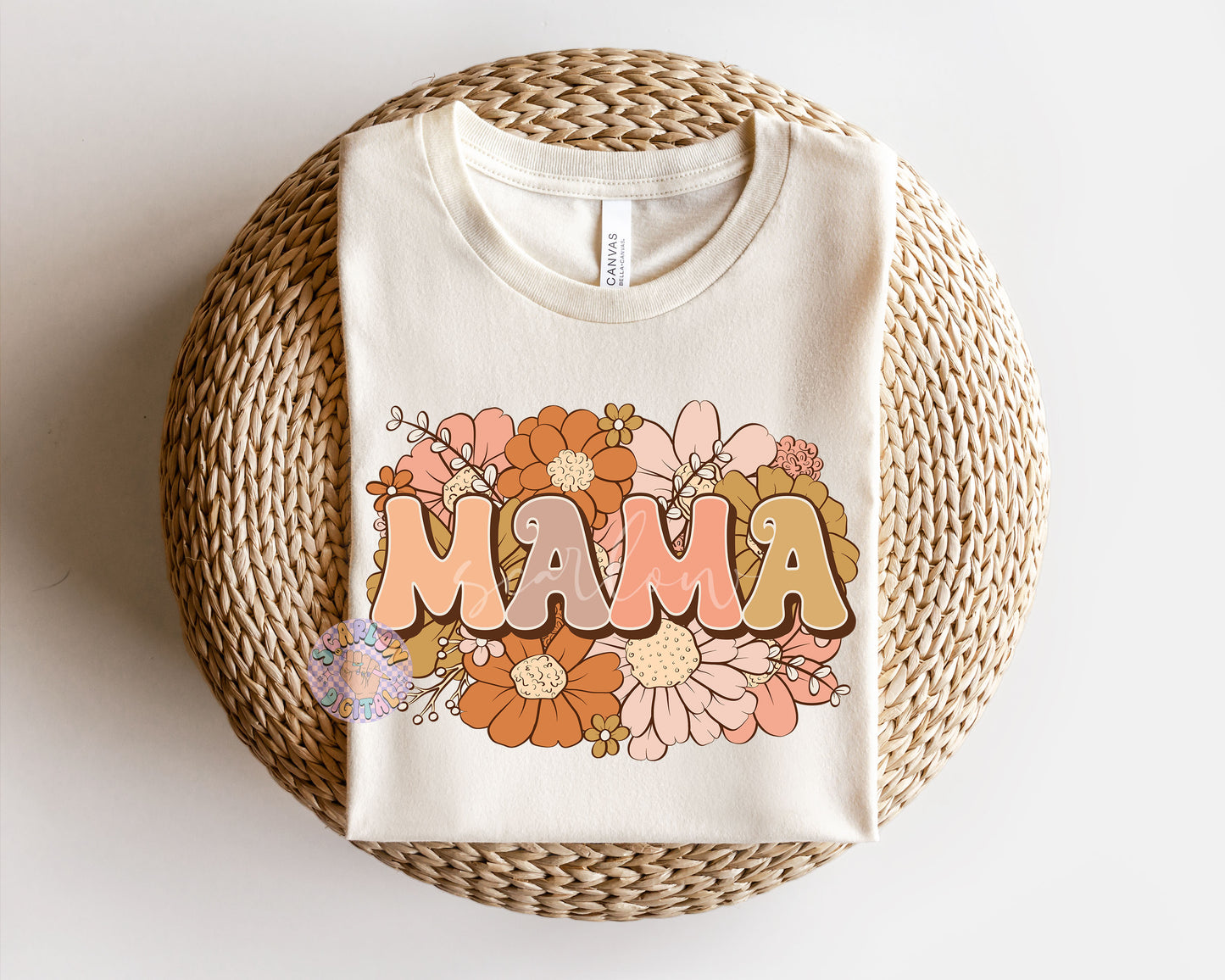 Floral Mama PNG Sublimation Digital Design Download, flowers png, png for moms, mama png design, trendy mama png, fall mama png designs