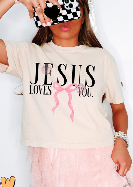 Jesus Loves You PNG Digital Design Download