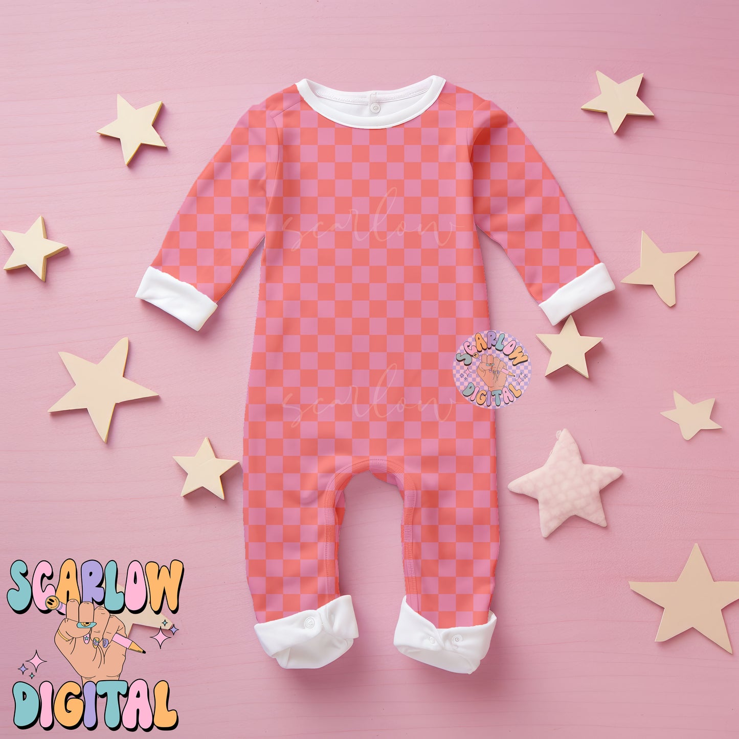 Checkered Seamless Pattern-Valentine's Day Sublimation Digital Design Download-girly checkers seamless, rocker seamless, retro seamless