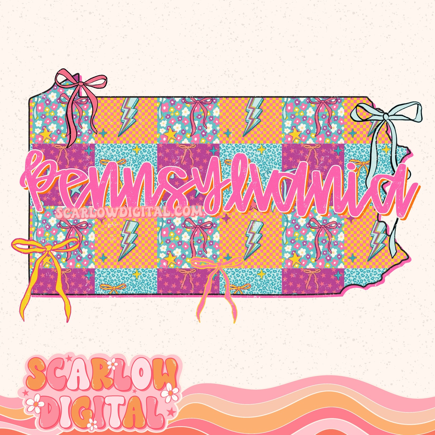 Pennsylvania PNG Digital Design