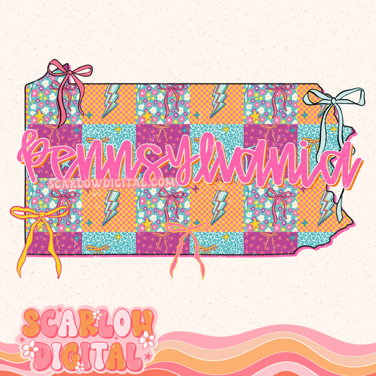 Pennsylvania PNG Digital Design