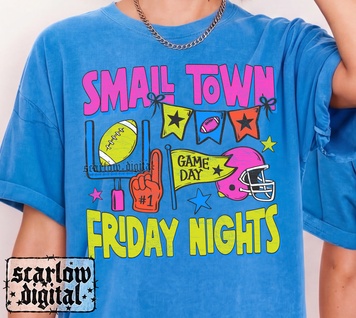 Small Town Friday Night PNG Digital Design★ EXCLUSIVE DESIGN ★ Only available until 10/04 ★