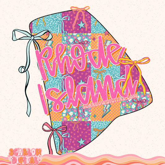 Rhode Island PNG Digital Design