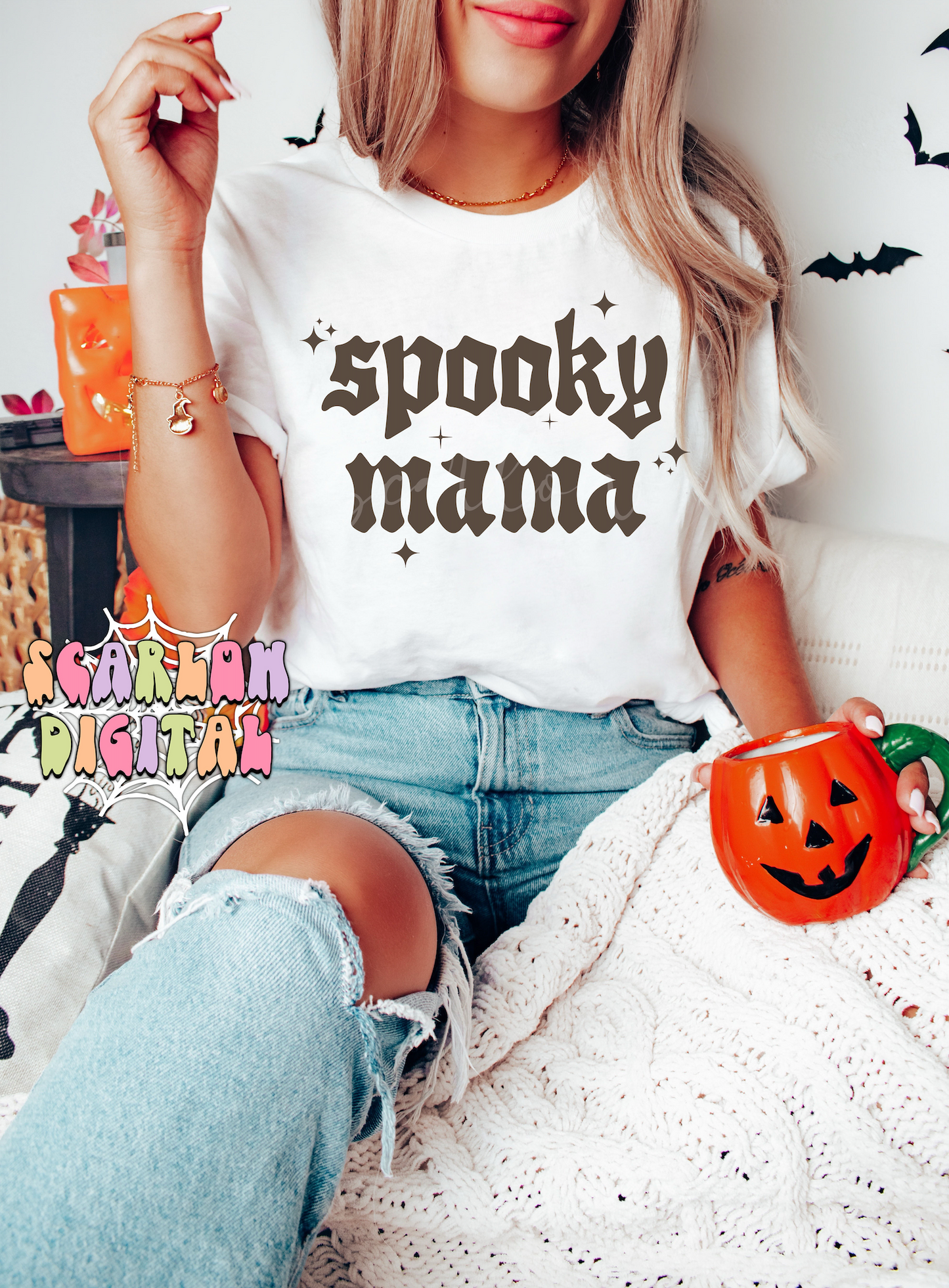 Spooky Mama SVG Cricut Cut File Digital Design Download, spooky season svg, spooky mom svg, svg for moms, halloween svg, fall svg design