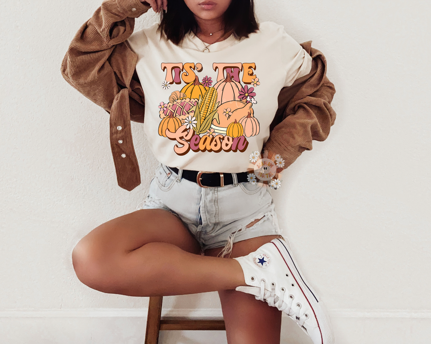 Tis' The Season PNG-Thanksgiving Sublimation Digital Design Download-turkey png, corn png, pie png, thankful png, pumpkins png, fall png