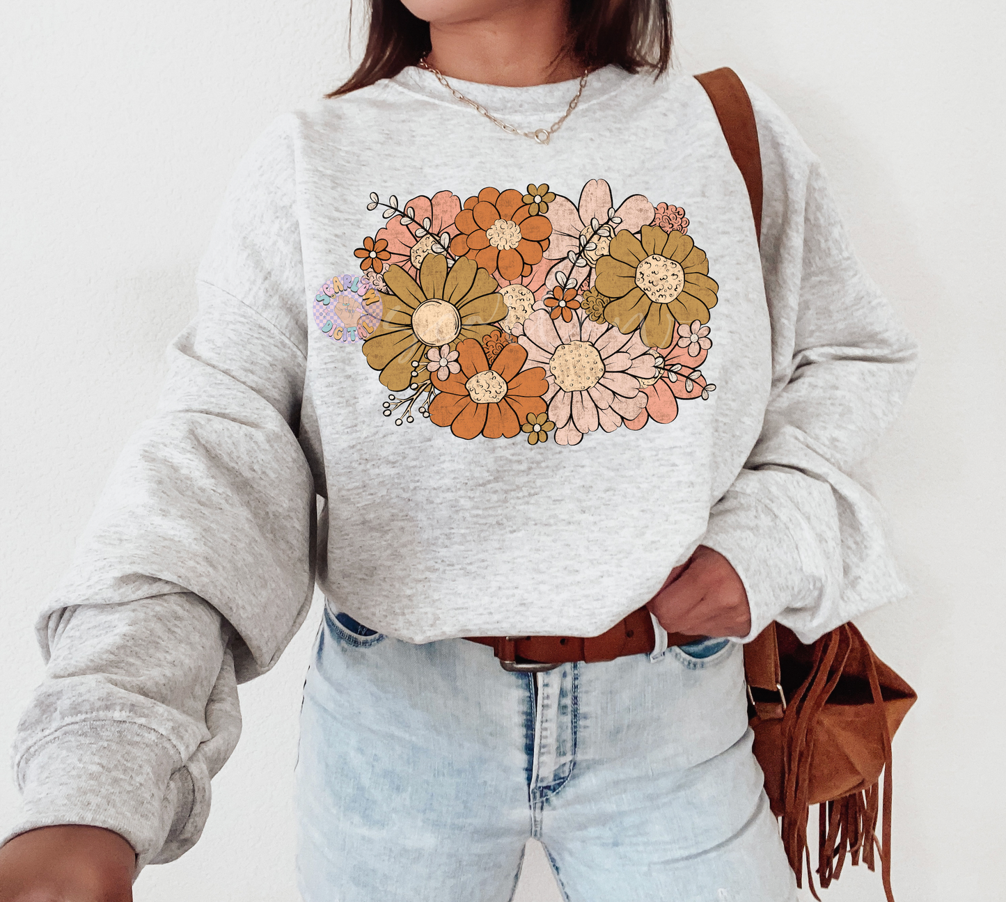 Bouquet PNG-Floral Sublimation Digital Design Download-flowers png, boho floral png, girl png designs, floral bouquet png, fall png designs