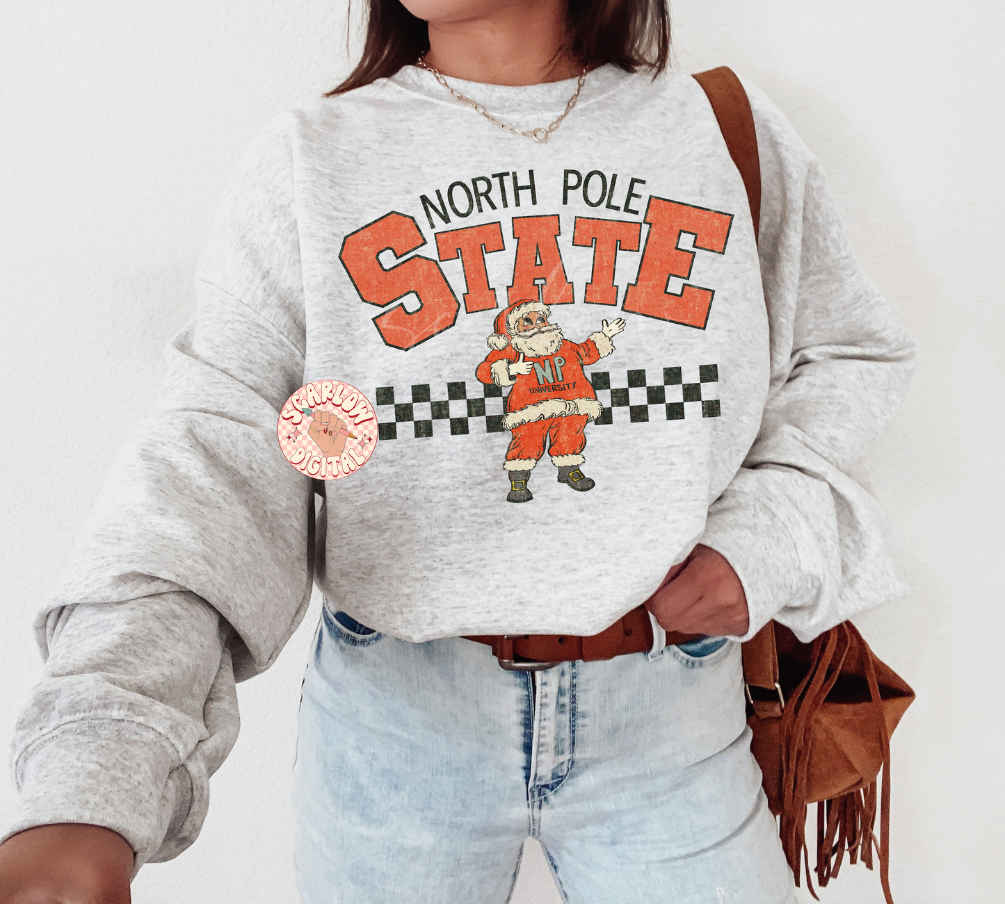 North Pole State PNG Digital Design