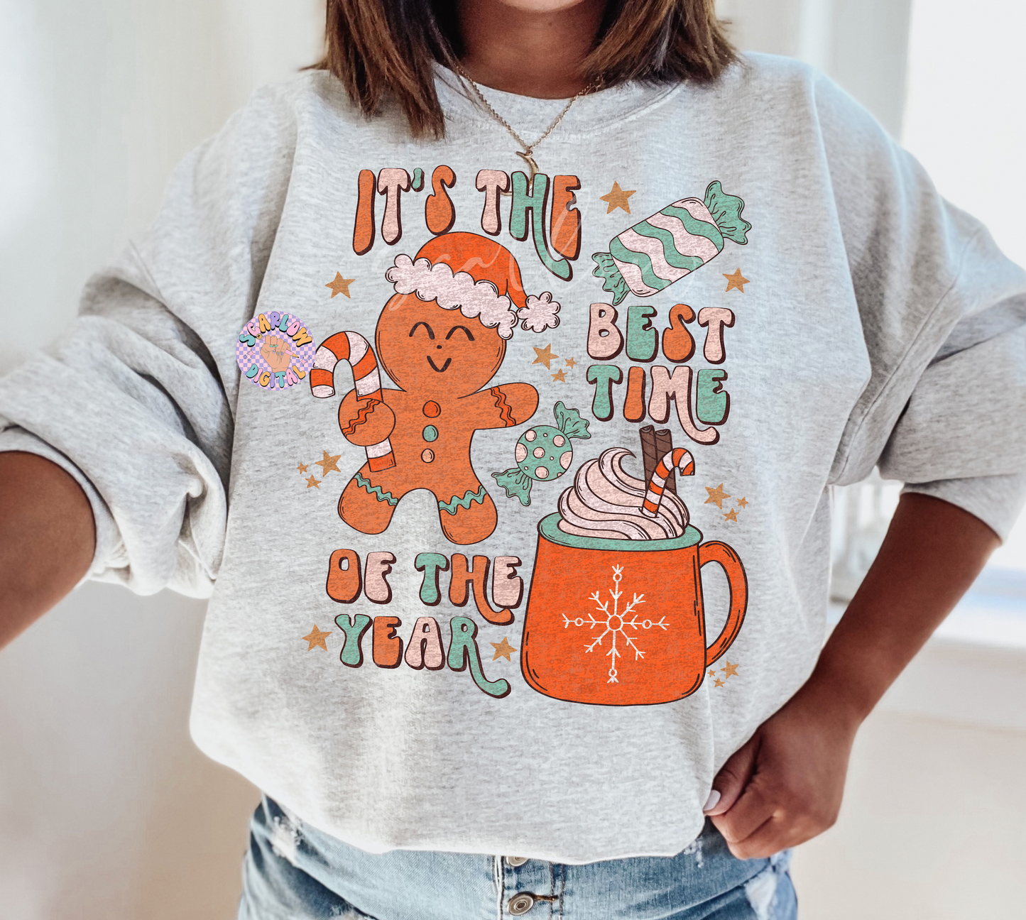 Best Time of the Year PNG-Christmas Sublimation Digital Design Download-hot cocoa png, christmas candy png, gingerbread cookie png designs