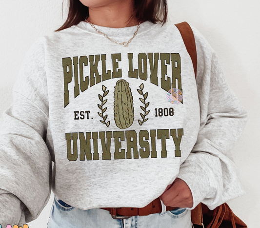 Pickle Lover University PNG Digital Design