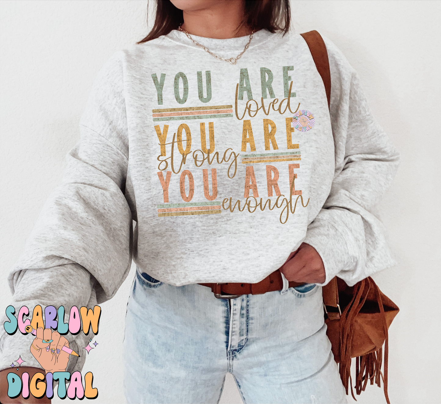 You Are Loved PNG-Inspirational Sublimation Digital Design Download-you are strong png, you are enough png, simple png, motivational png