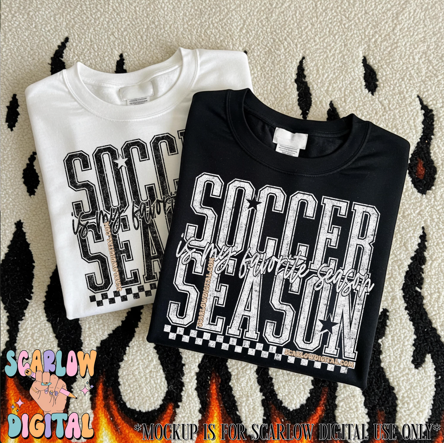 Soccer Season is My Favorite Season PNG Digital Design