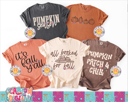 Fall PNG Digital Design Bundle