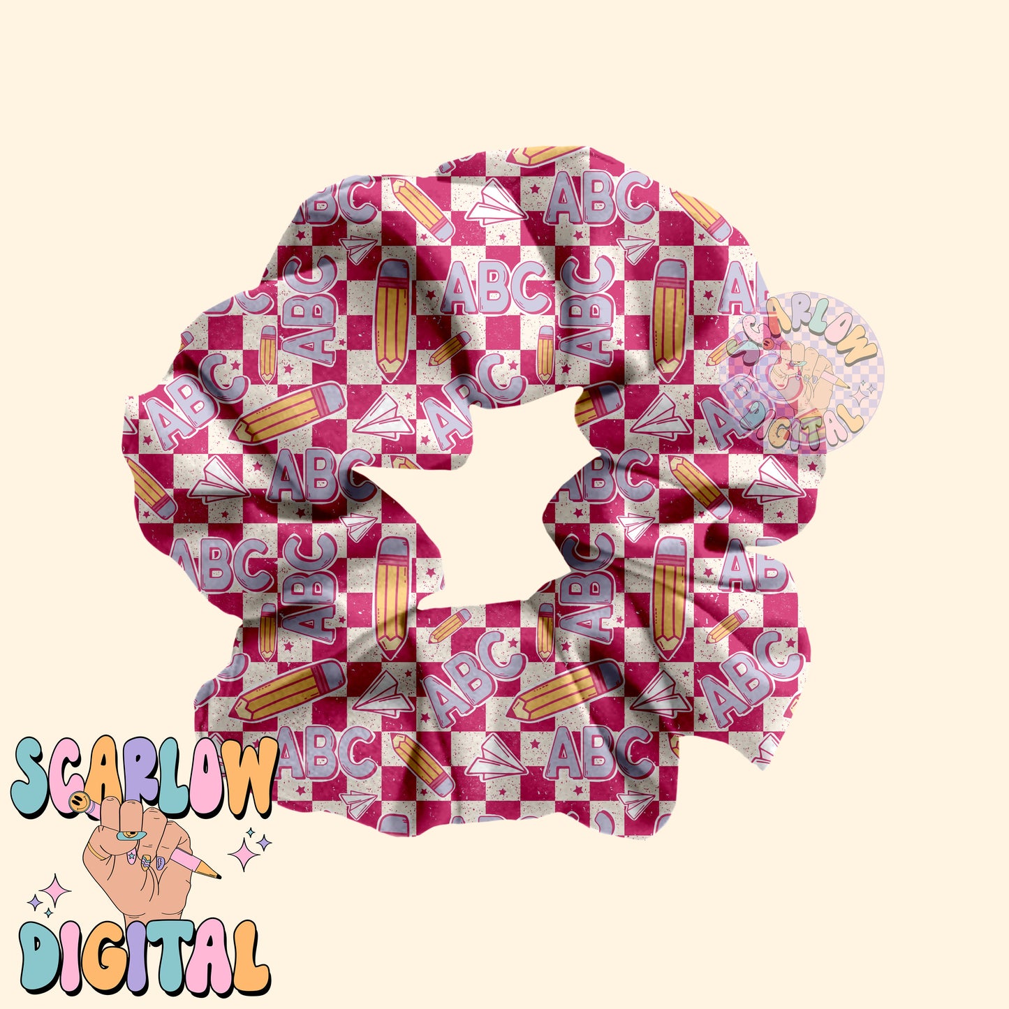 Back to School Seamless Pattern Digital Design