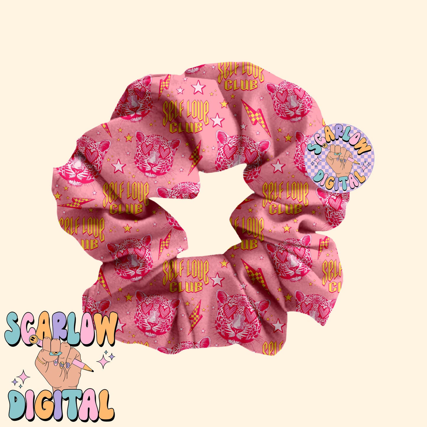 Self Love Club Seamless Pattern-Valentine's Day Sublimation Digital Design Download-hearts seamless, vday seamless pattern, girl seamless