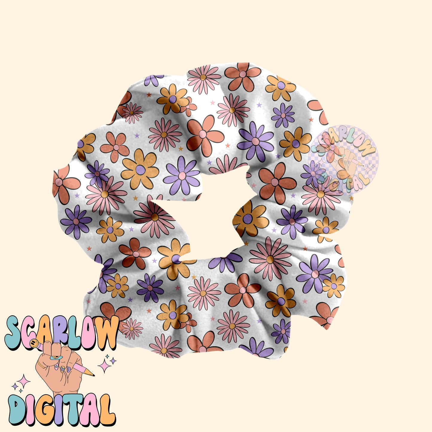 Flowers Seamless Pattern Digital Design