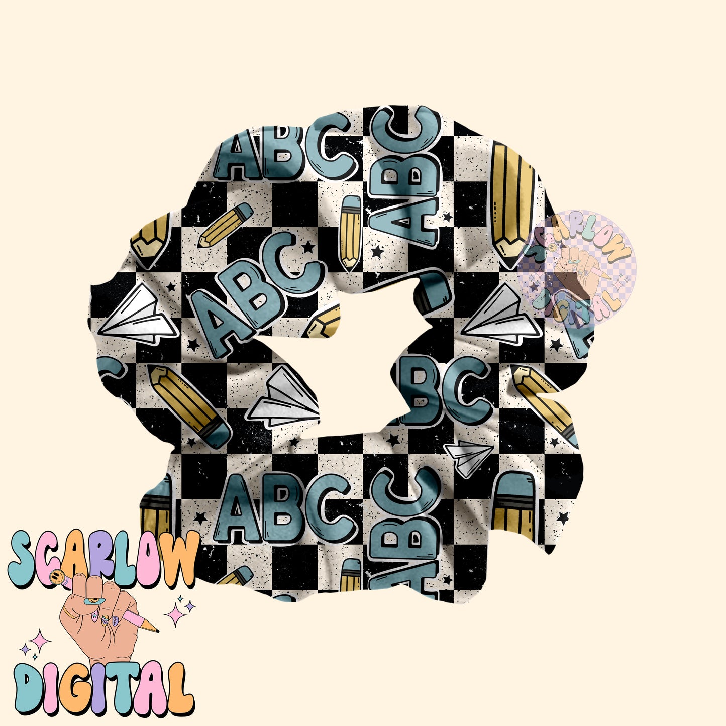 Back to School Seamless Pattern Digital Design