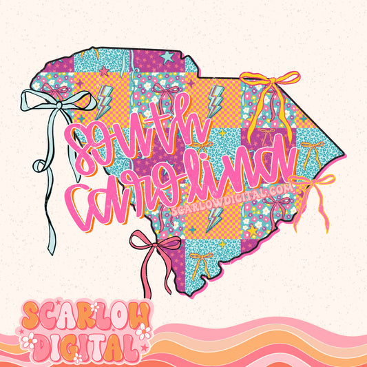 South Carolina PNG Digital Design