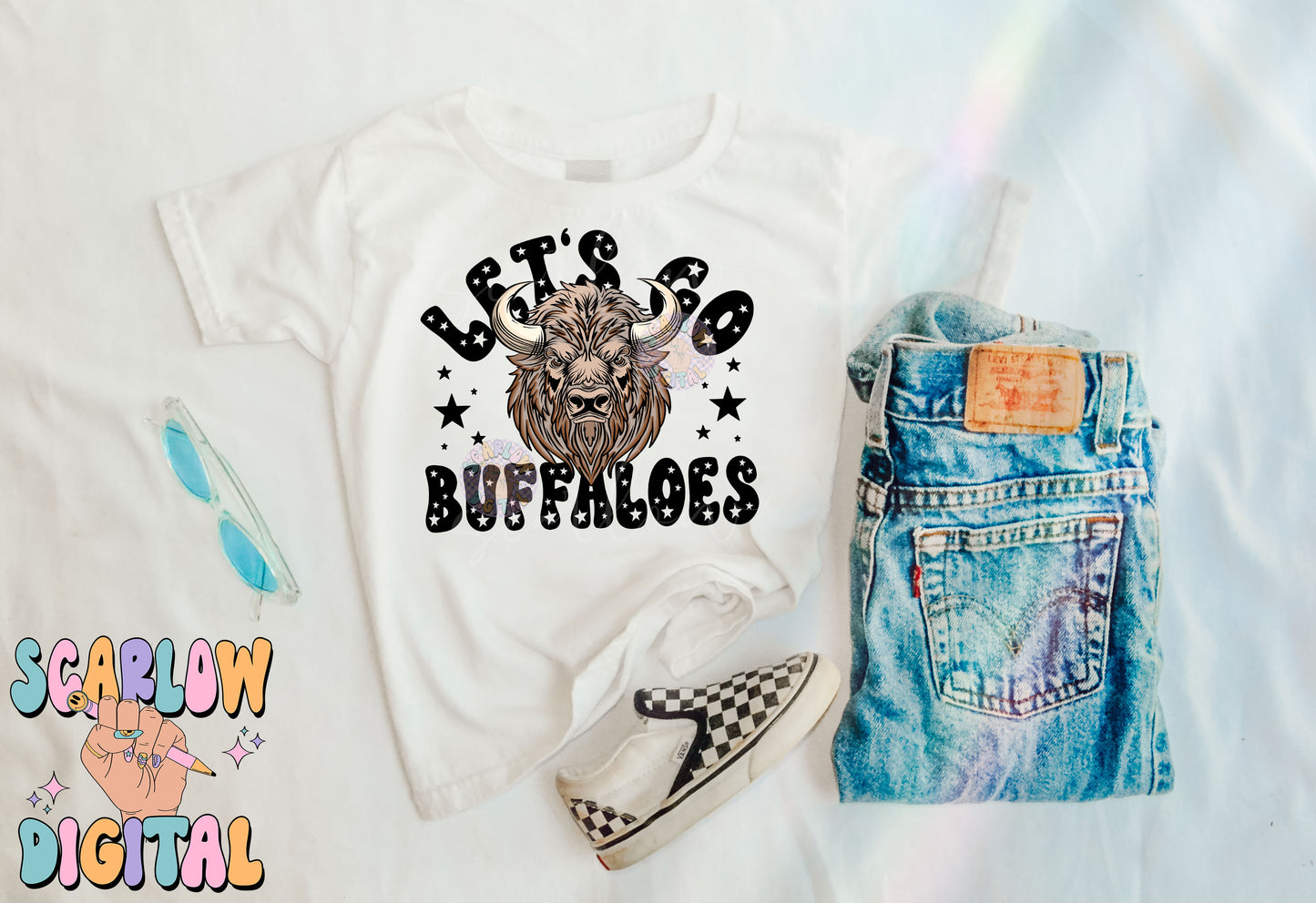 Buffaloes PNG Digital Design Download, sports mascot png, football png, baseball png, retro png, trendy png, sports shirt design, school png