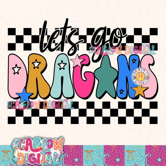 Dragons PNG Digital Design