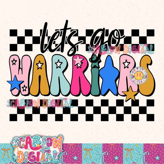 Warriors PNG Digital Design