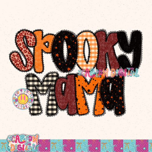 Spooky Mama PNG Digital Design
