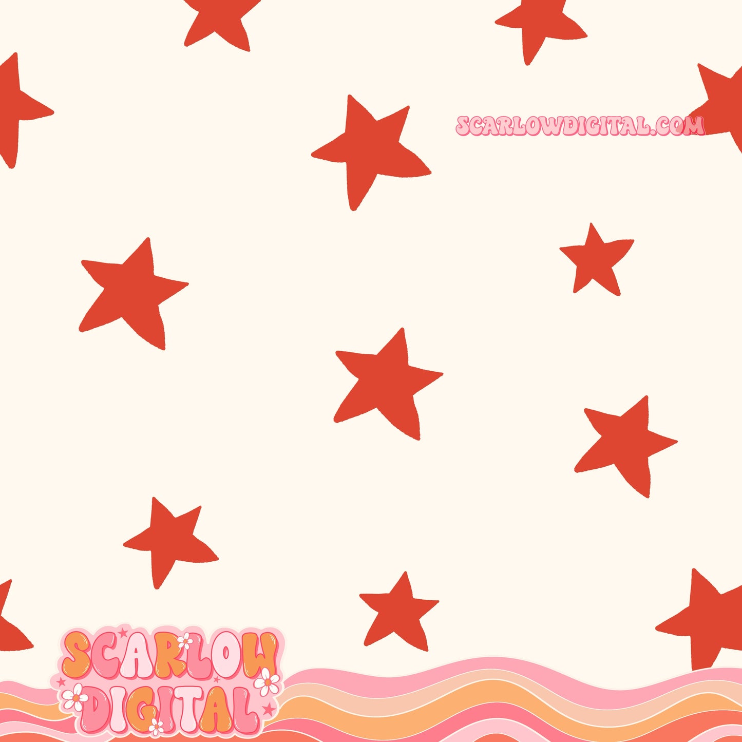 Fourth of July Seamless Pattern Bundle Digital Designs