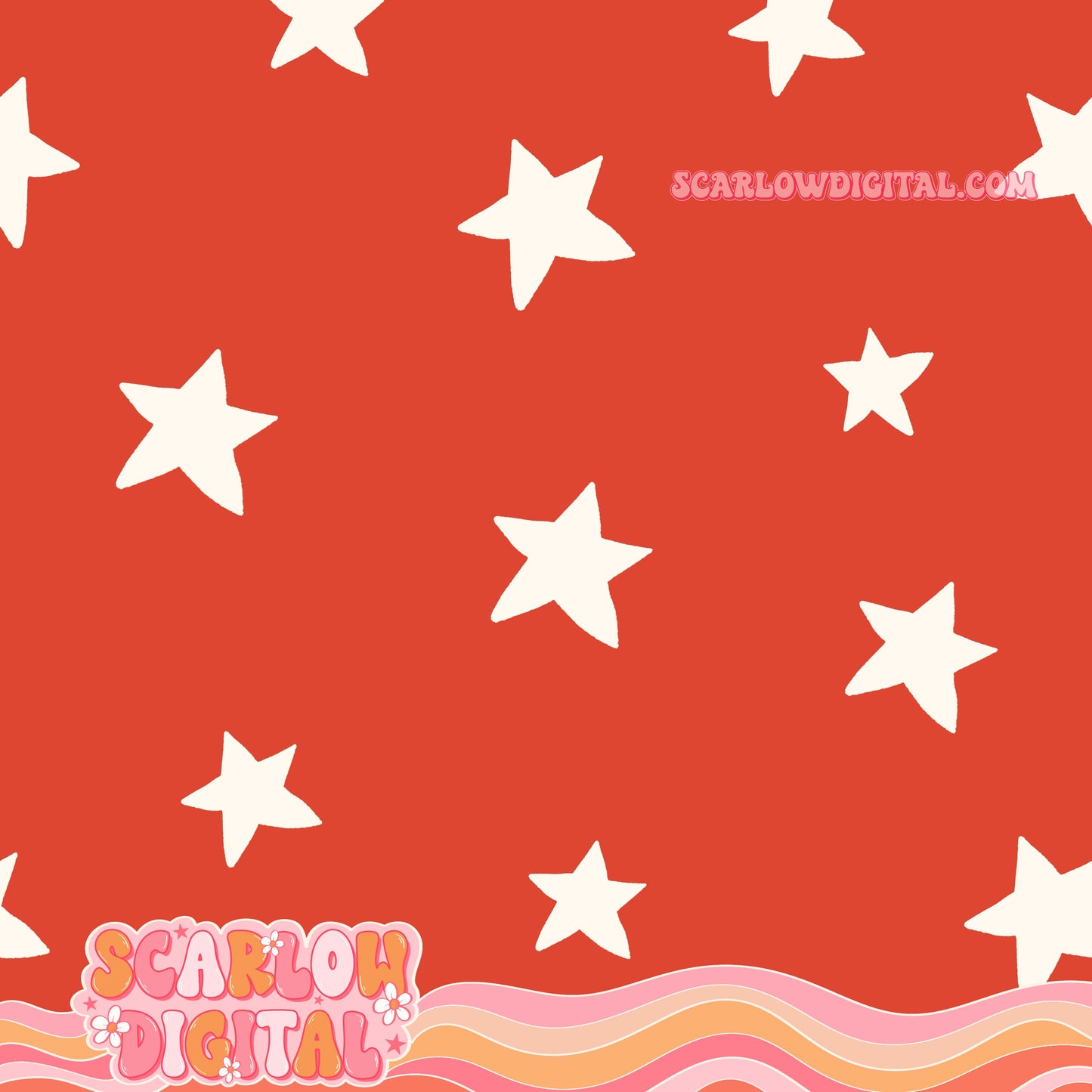 Fourth of July Seamless Pattern Bundle Digital Designs