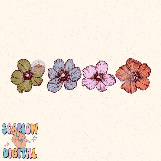 Flowers PNG Digital Design