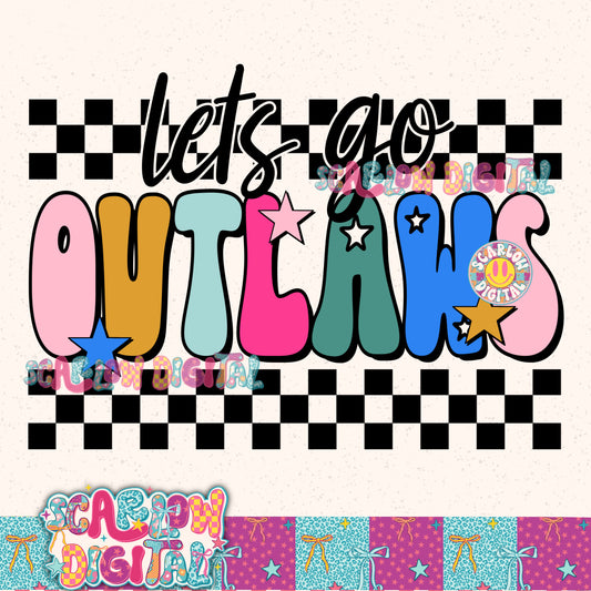 Outlaws PNG Digital Design