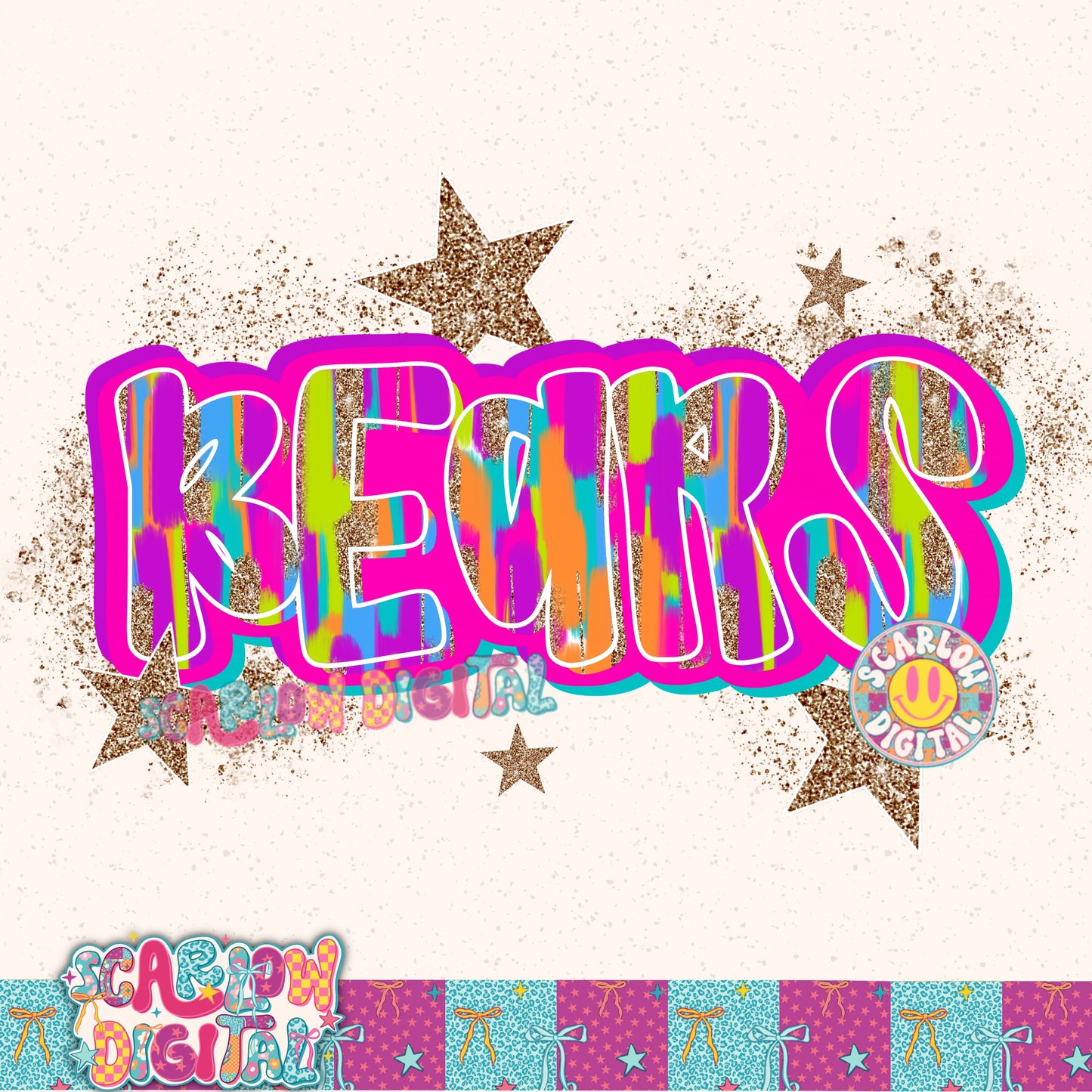 Bears Rainbow PNG Digital Design
