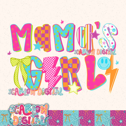 Mama's Girl PNG Digital Design