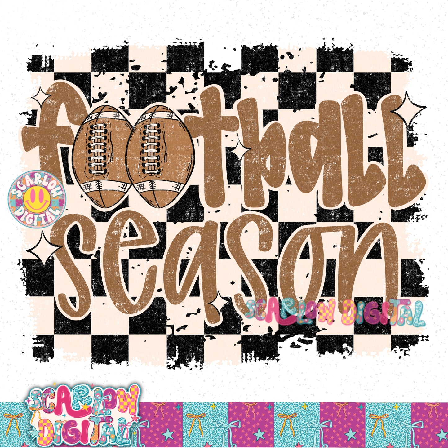Football Season PNG Digital Design