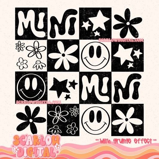 Checkered Mini PNG Digital Design