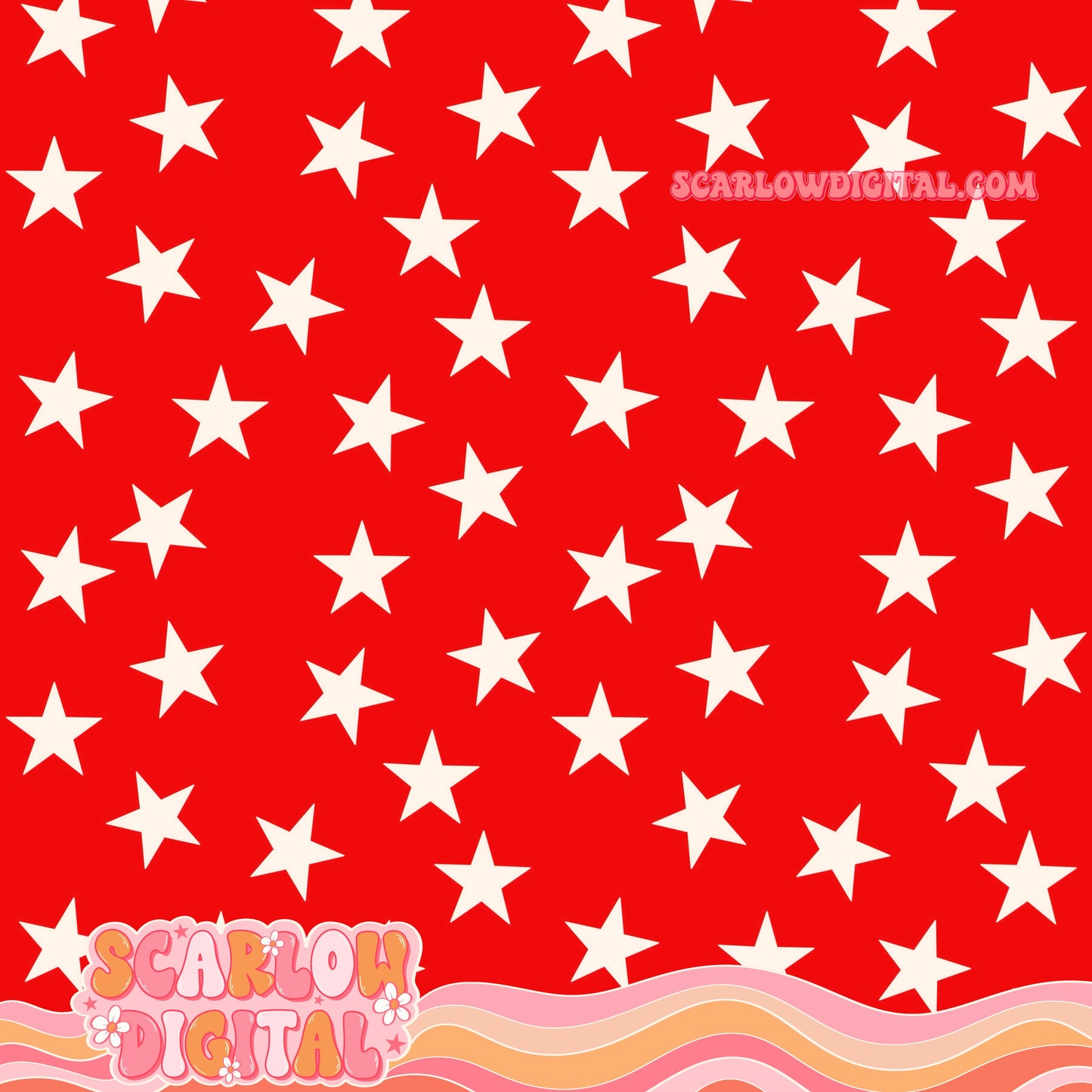 Fourth of July Seamless Pattern Bundle Digital Design