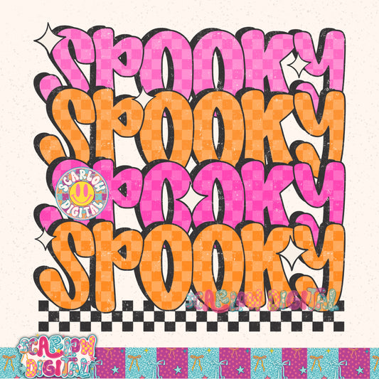 Spooky Spooky Spooky Spooky PNG Digital Design