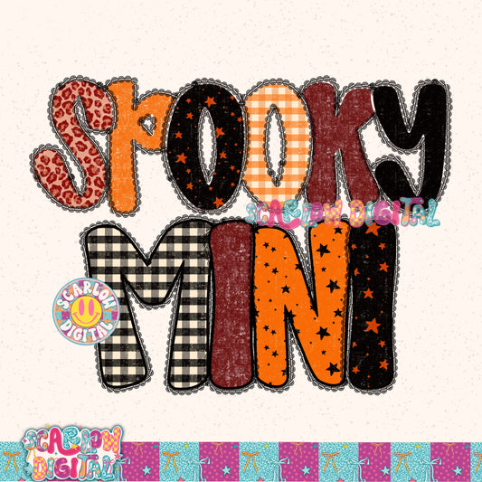 Spooky Mini PNG Digital Design