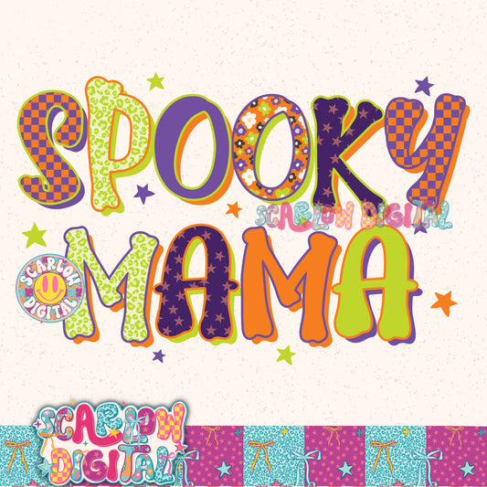 Spooky Mama PNG Digital Design