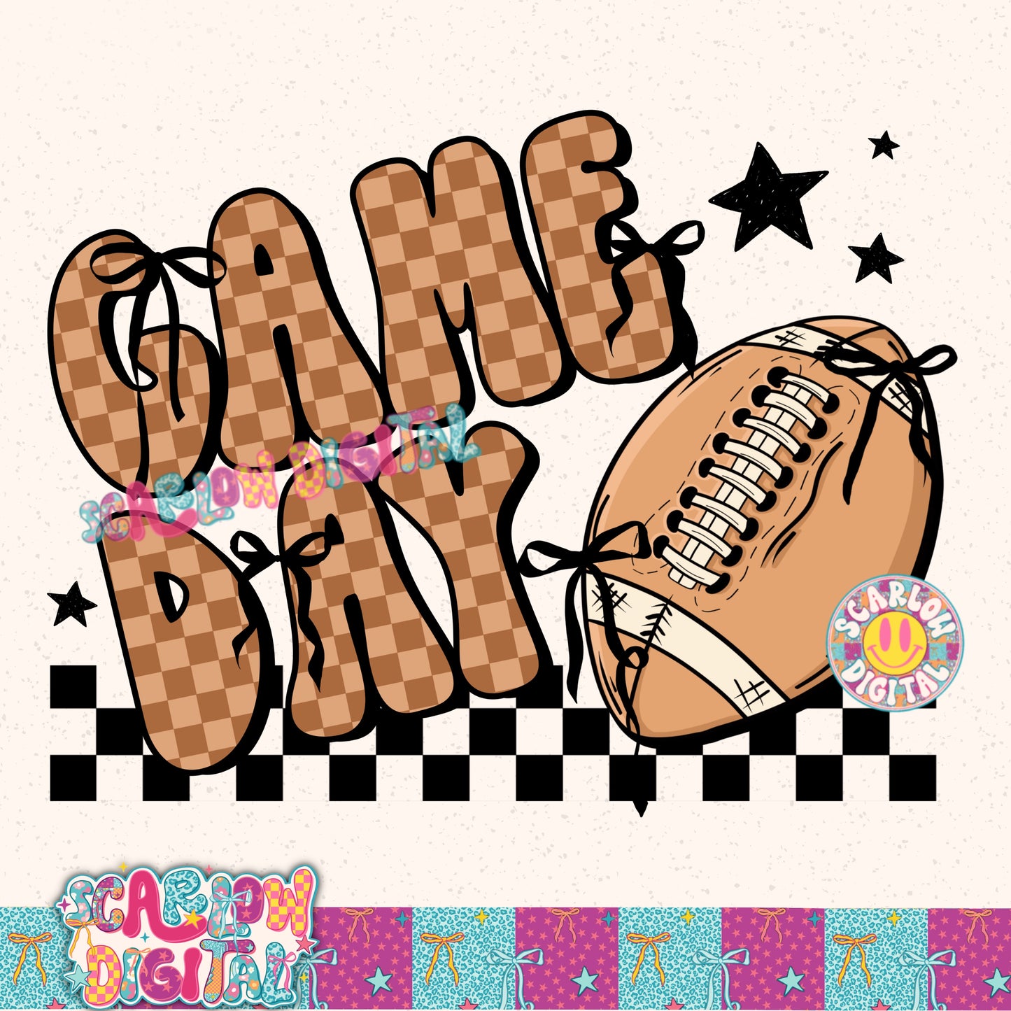 Football Game PNG Digital Design