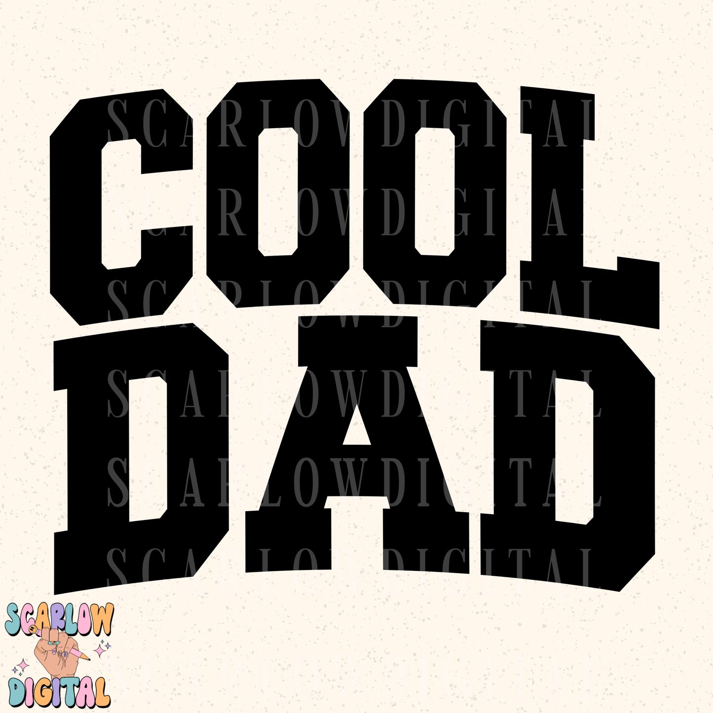 Cool Dad PNG Digital Design
