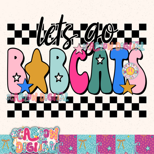 Bobcats PNG Digital Design