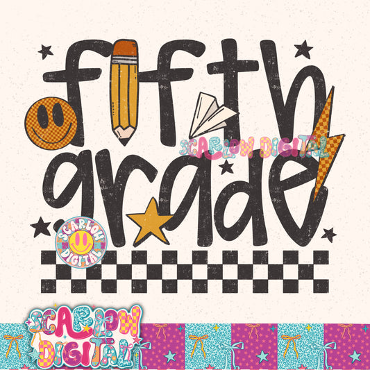 Fifth Grade PNG Digital Design