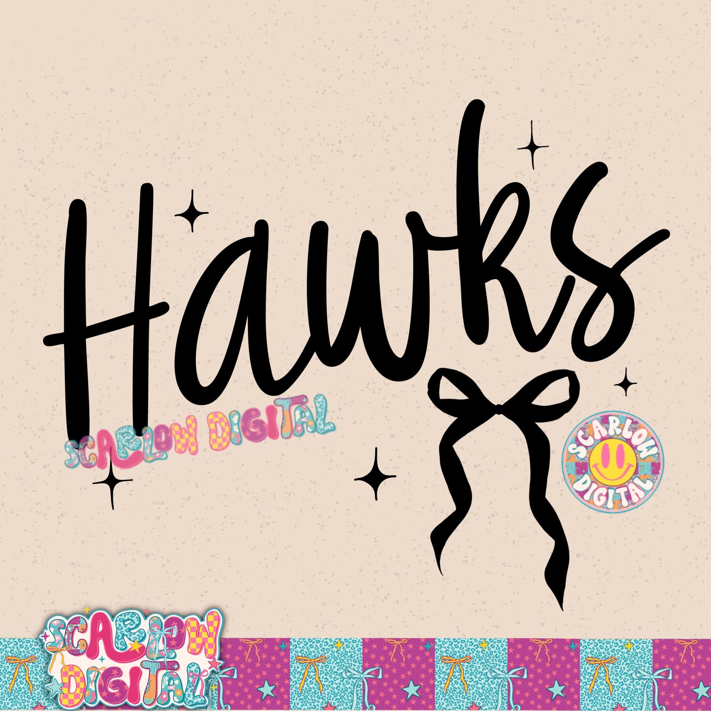Hawks Bow PNG Digital Design