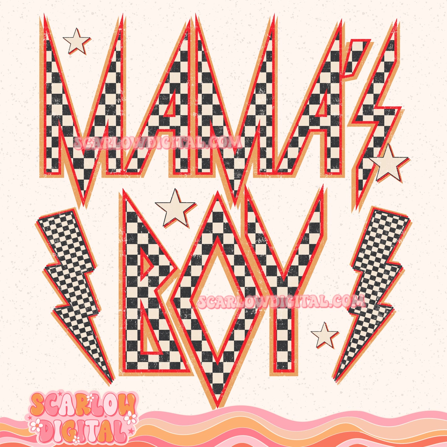 Mama's Boy PNG Digital Design
