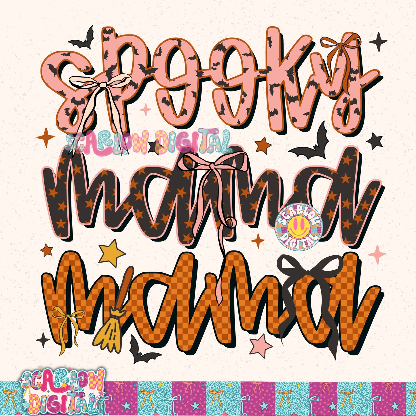 Spooky Mama PNG Digital Design