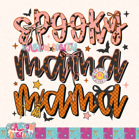 Spooky Mama PNG Digital Design