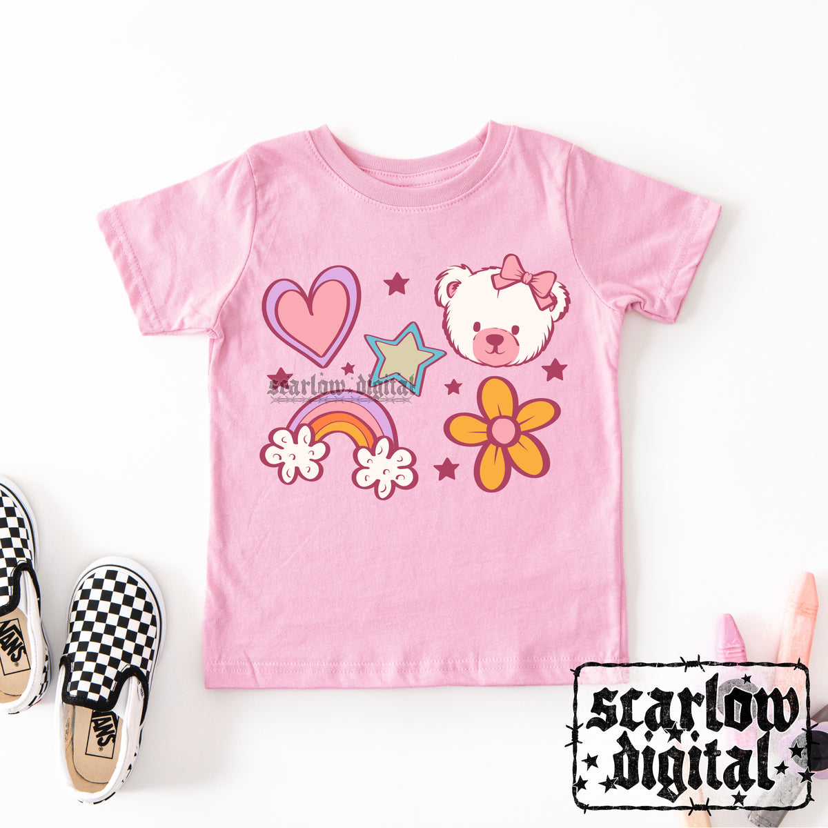 Girl Things PNG Digital Design