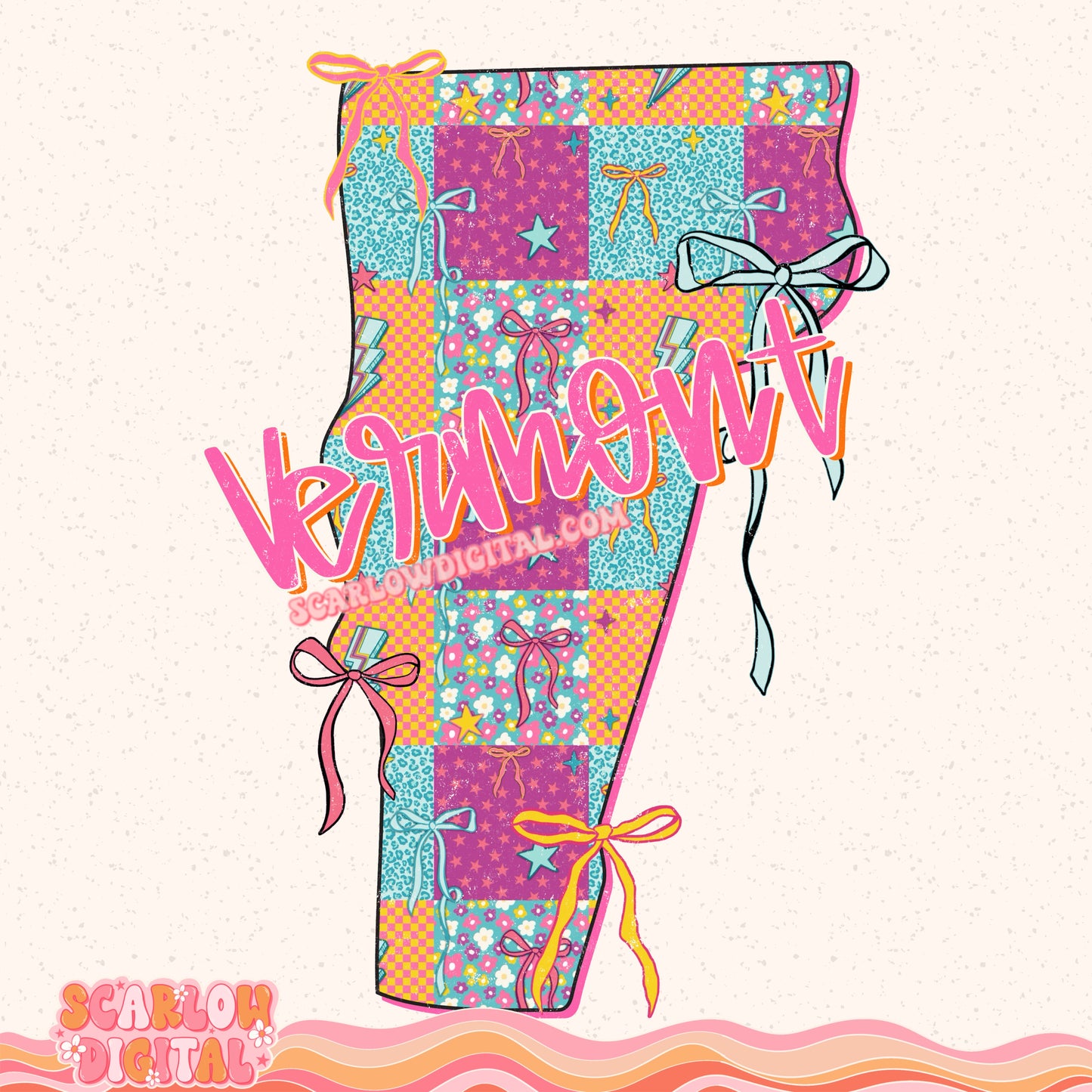 Vermont PNG Digital Design